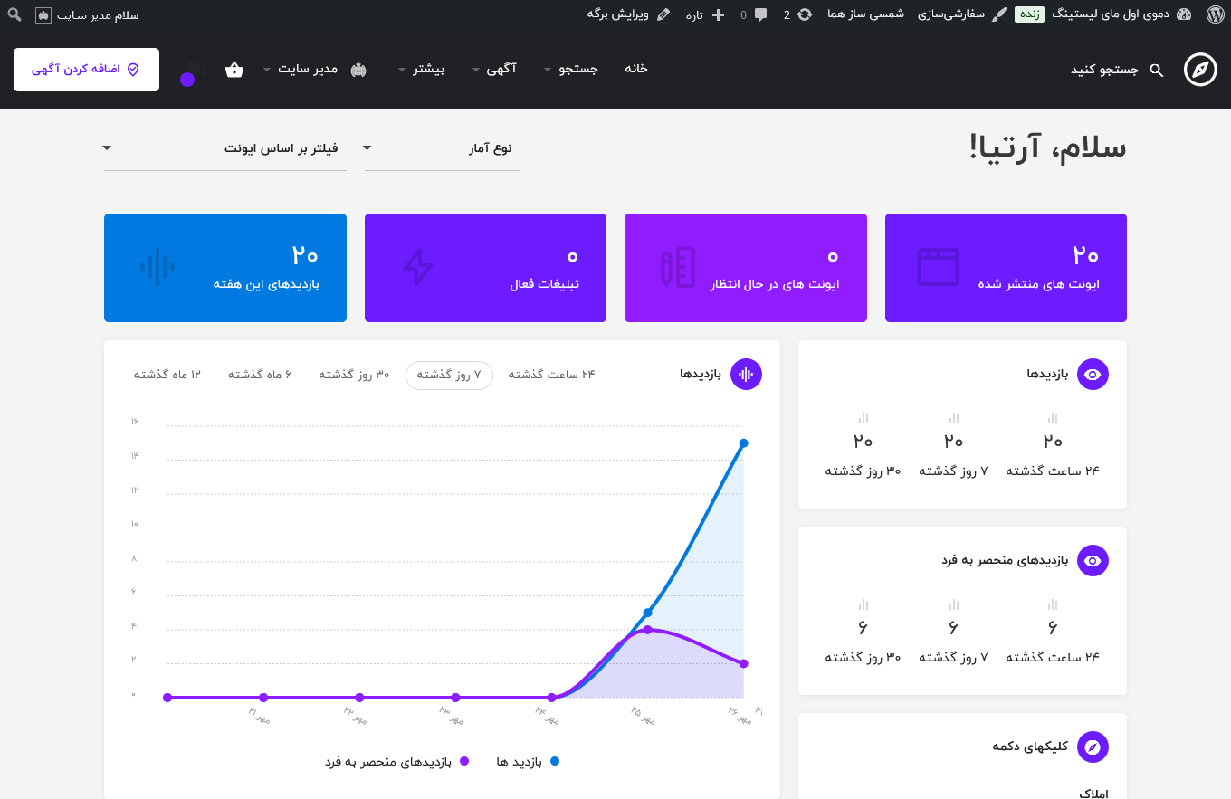 پروفایل کاربری